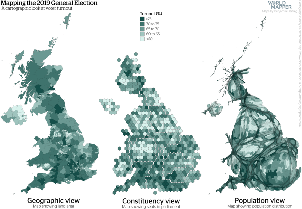 UK General Election Results 2019: Turnout